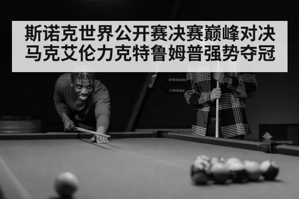 斯诺克世界公开赛决赛巅峰对决马克艾伦力克特鲁姆普强势夺冠